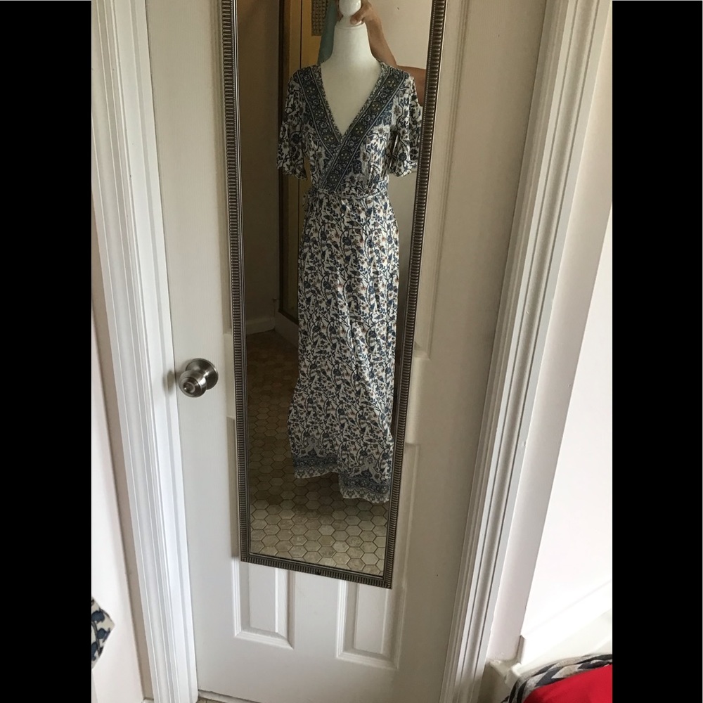 FULL LEGTH WRAP DRESS